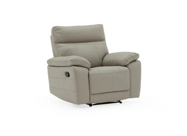 Positano Manual Recliner Chair - Light Grey