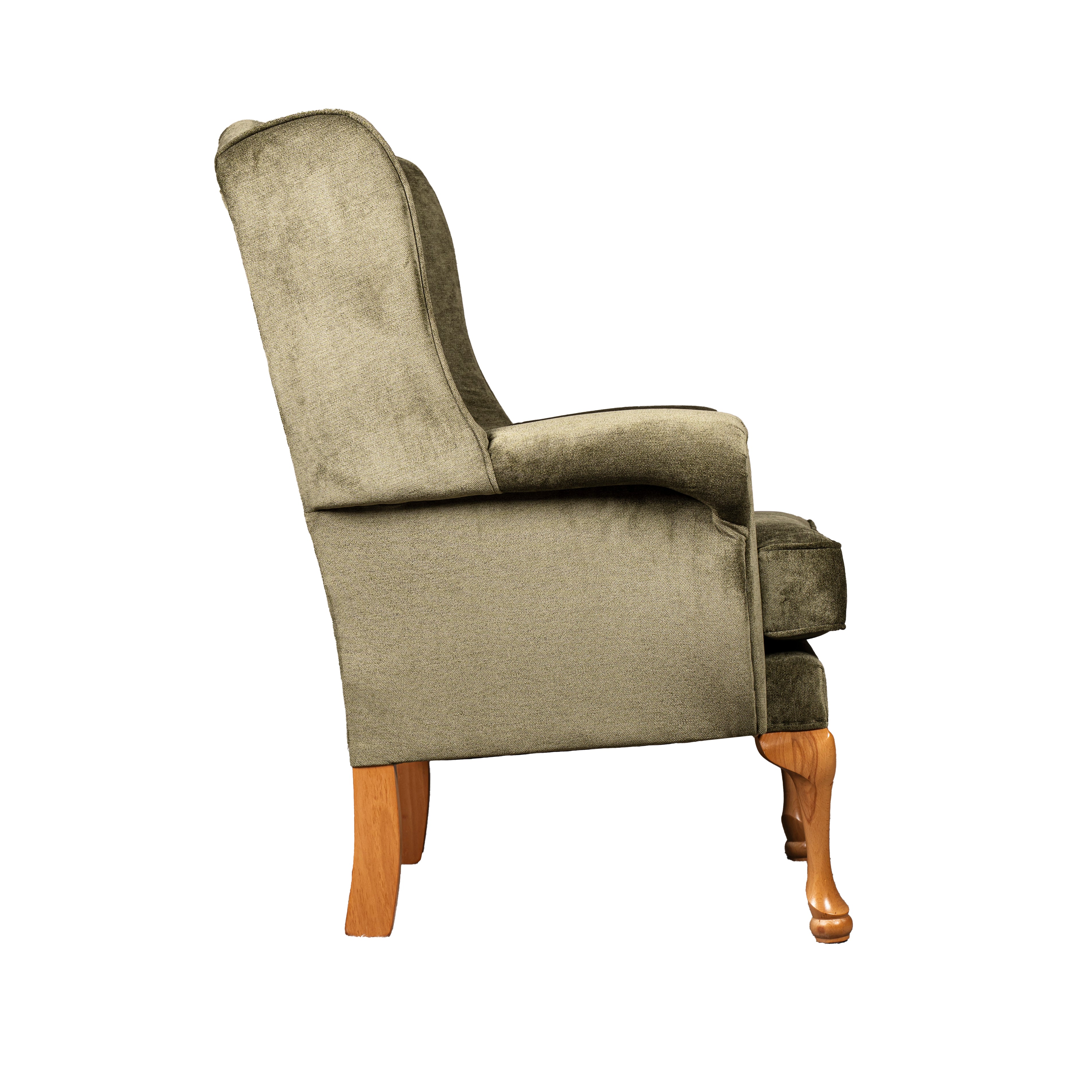 Queen Anne High-Leg Chair