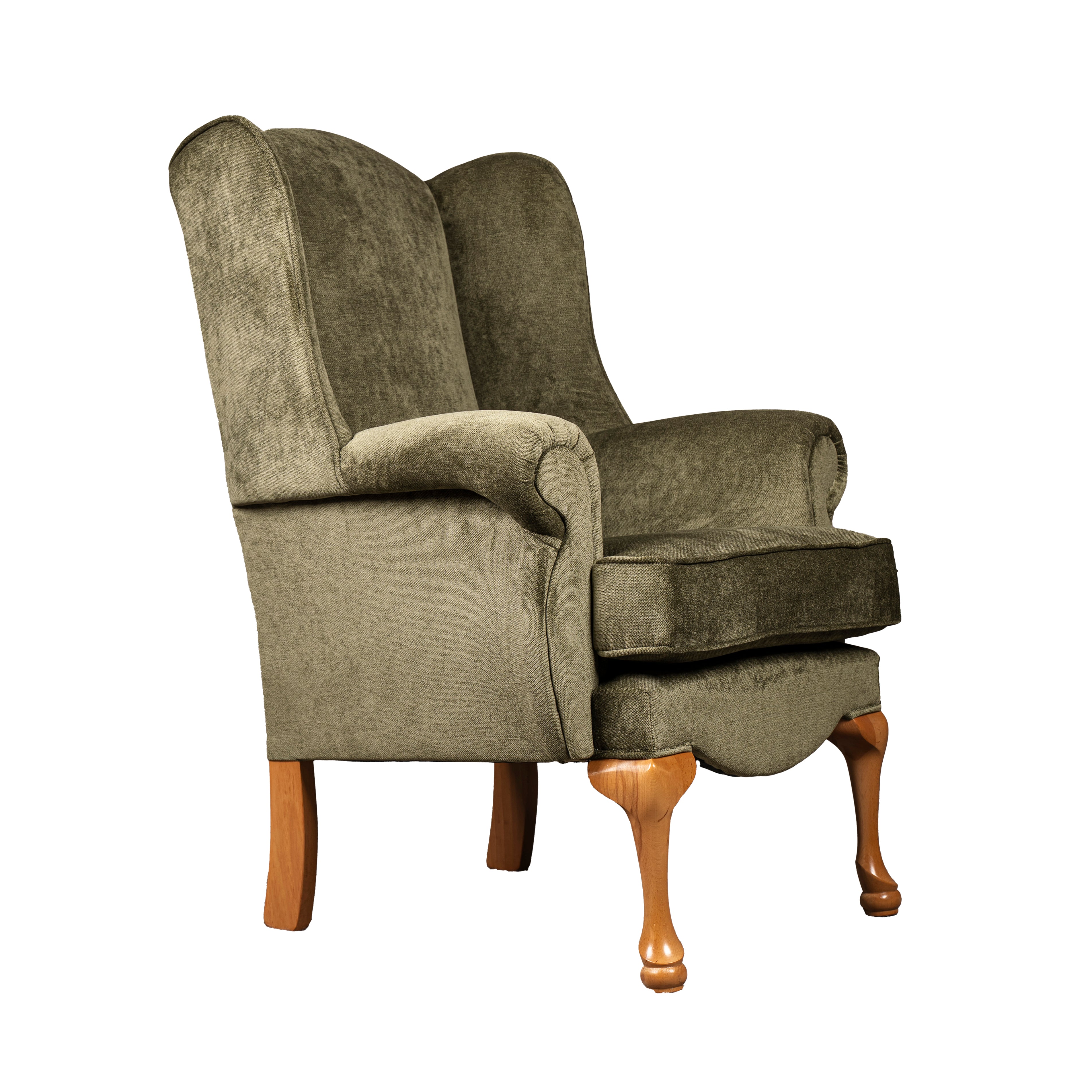 Queen Anne High-Leg Chair