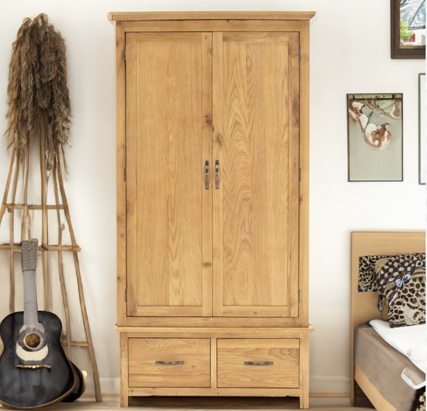 Ramore Wardrobe - 2 Door 2 Drawer