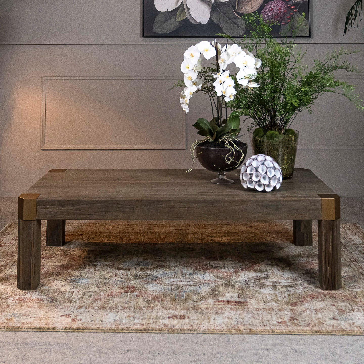 Reclaimed Elm Kinsale Rustic Style Coffee Table