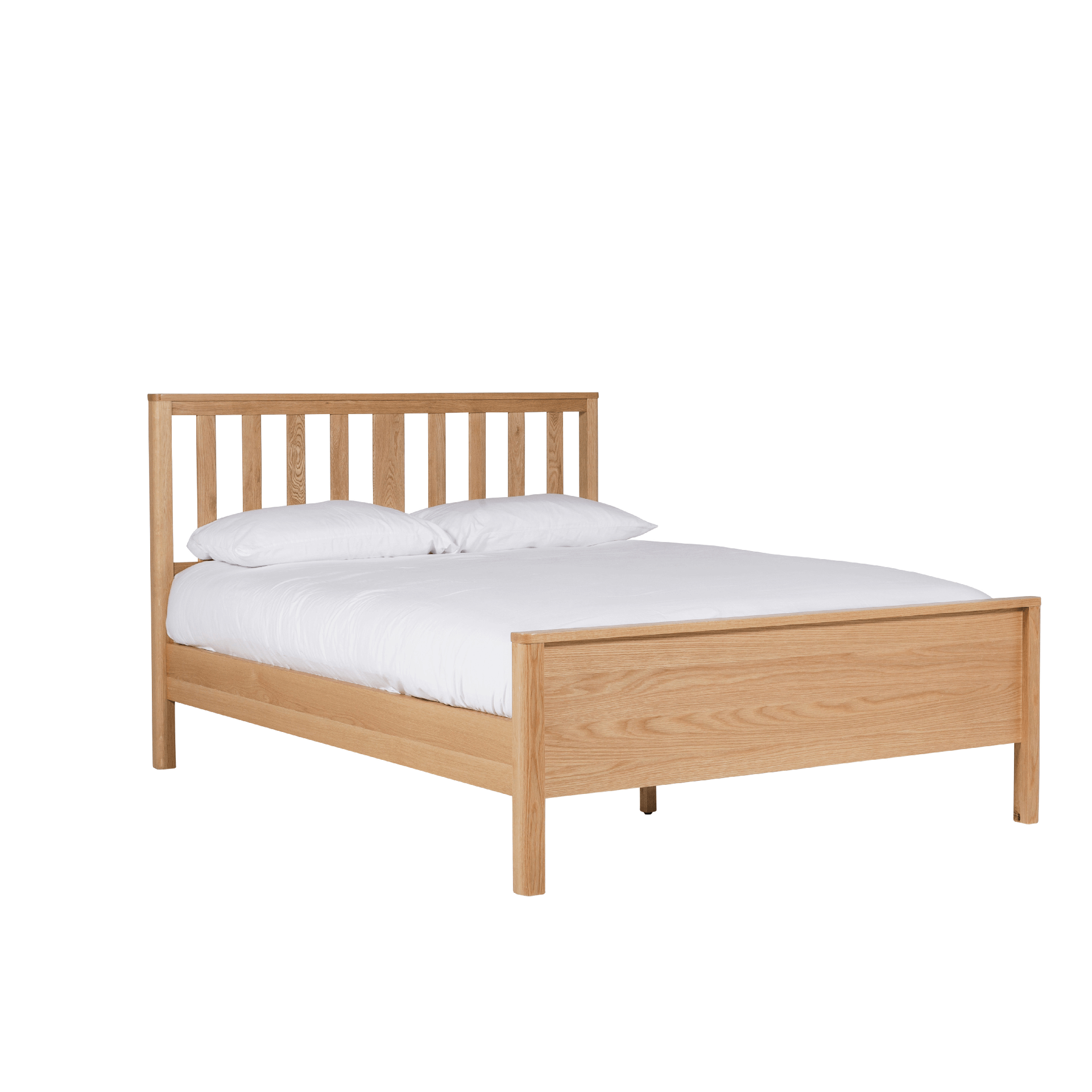 Renata 4ft6 Bed Low Footboard Oak