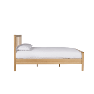 Renata 5ft Bed Low Footboard Oak side view