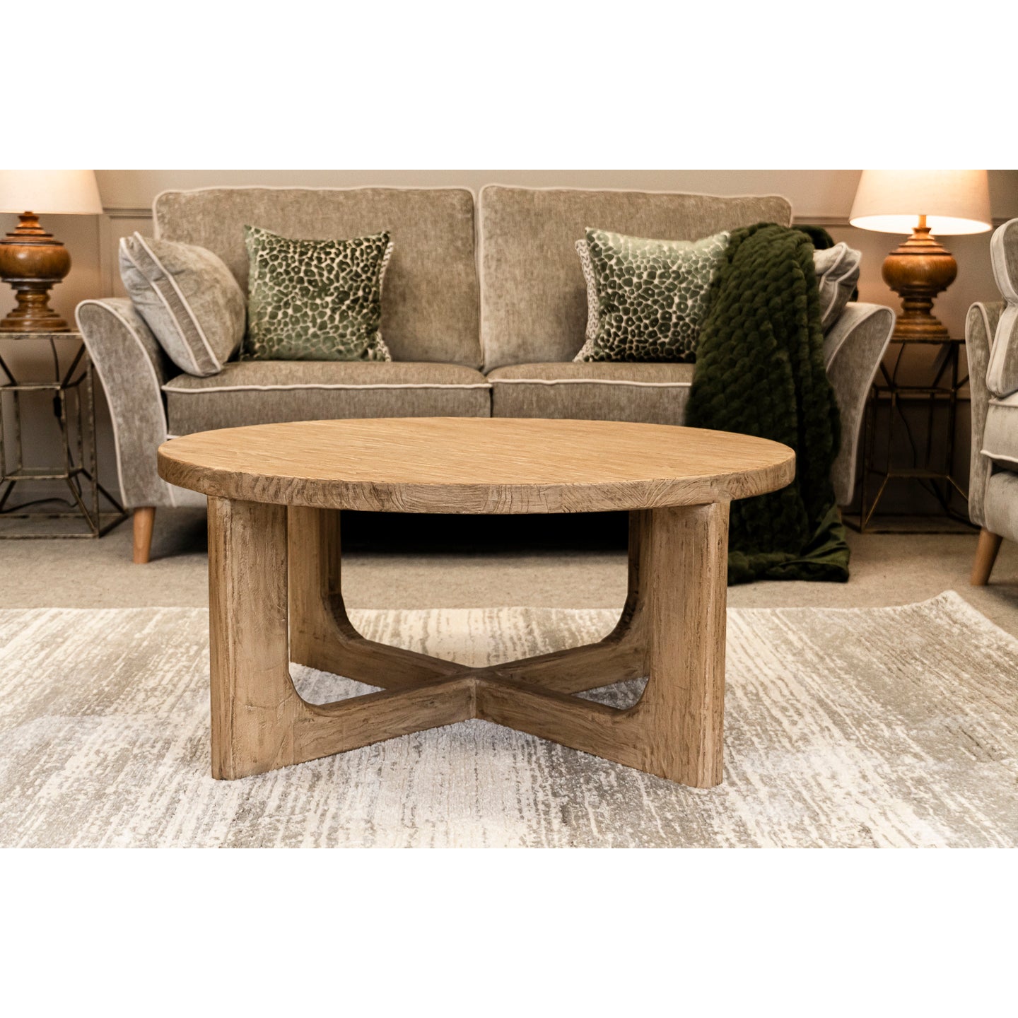 Elm Round Coffee Table