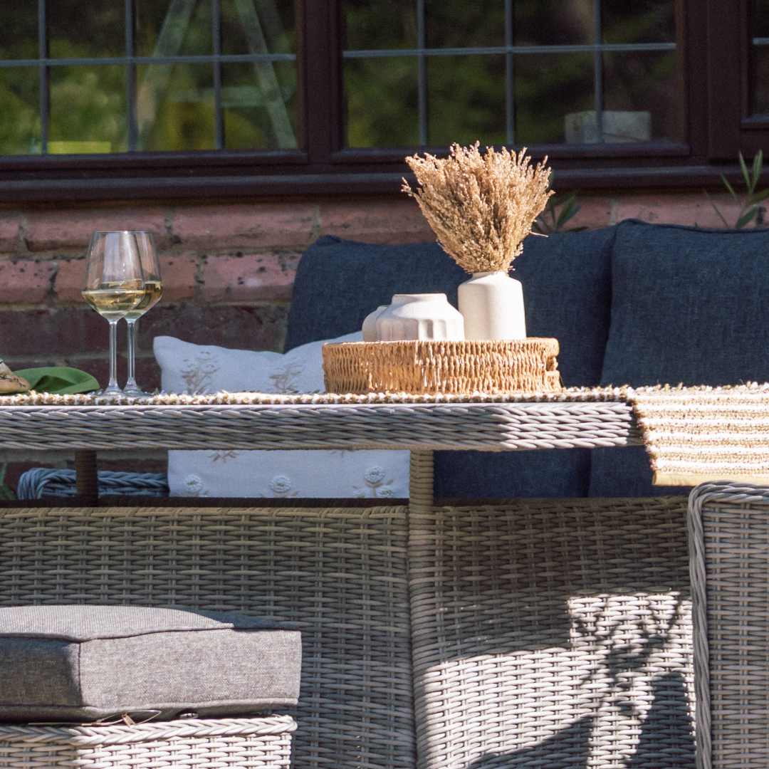 Sandycove 6‑Piece Lounge Dining Set – Grey