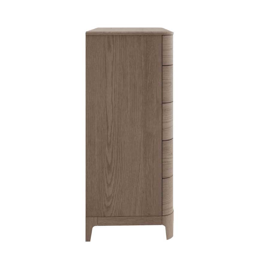 Sahara 5 Drawer Parisian Cream Tall Chest