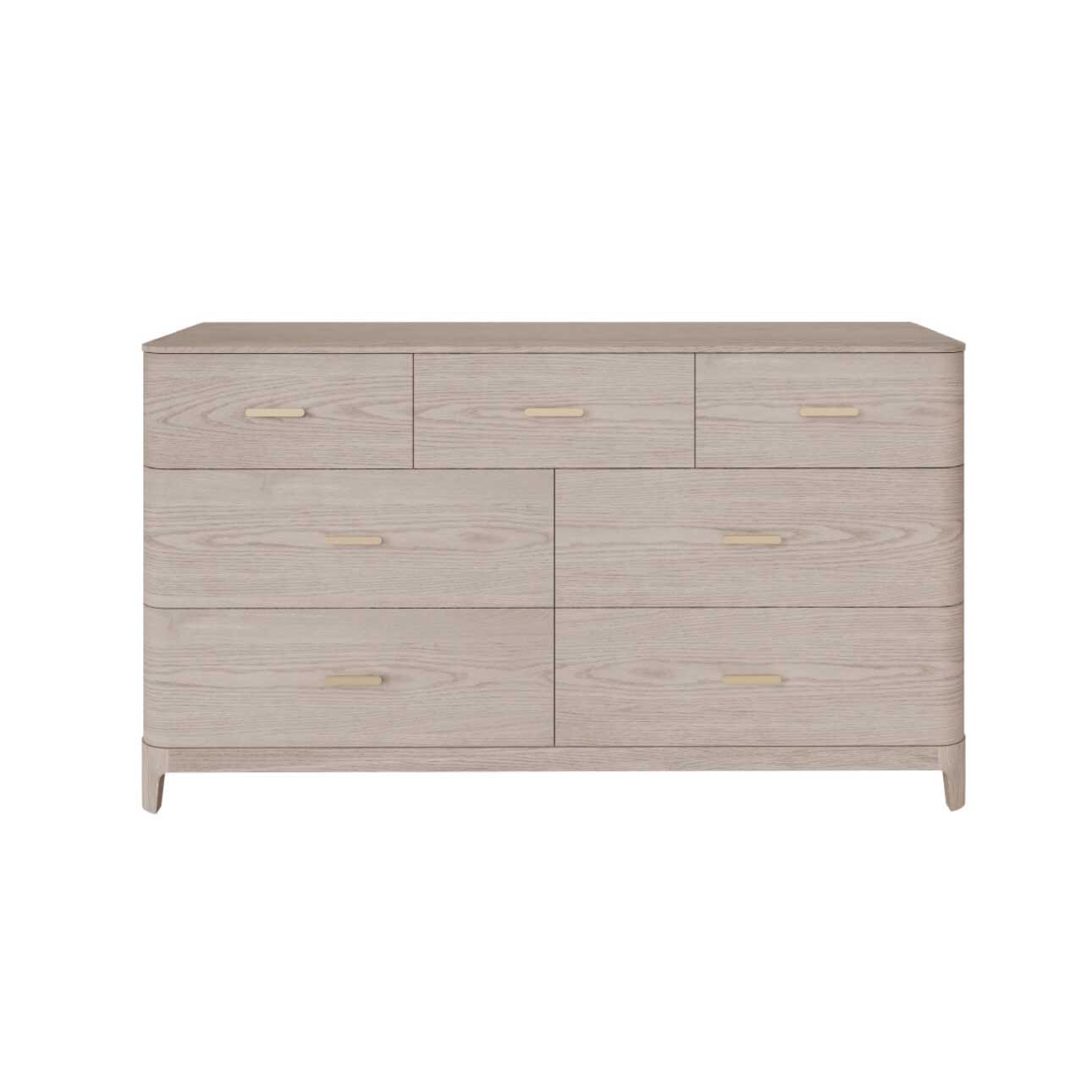 Sahara 7 Drawer Parisian Cream Dressing Chest