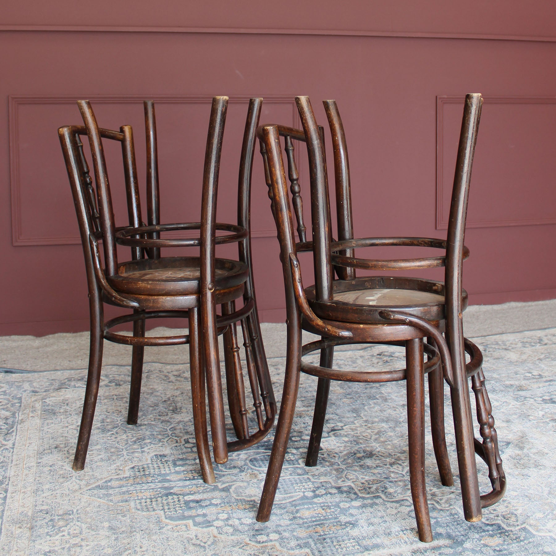 Set of 4 Bentwood Chairs