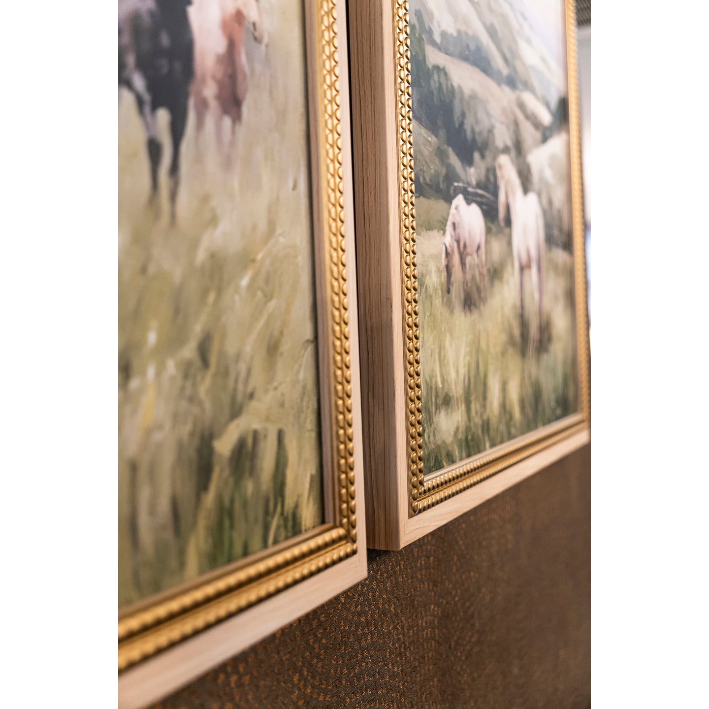 Set of 2 Horses on Canvases