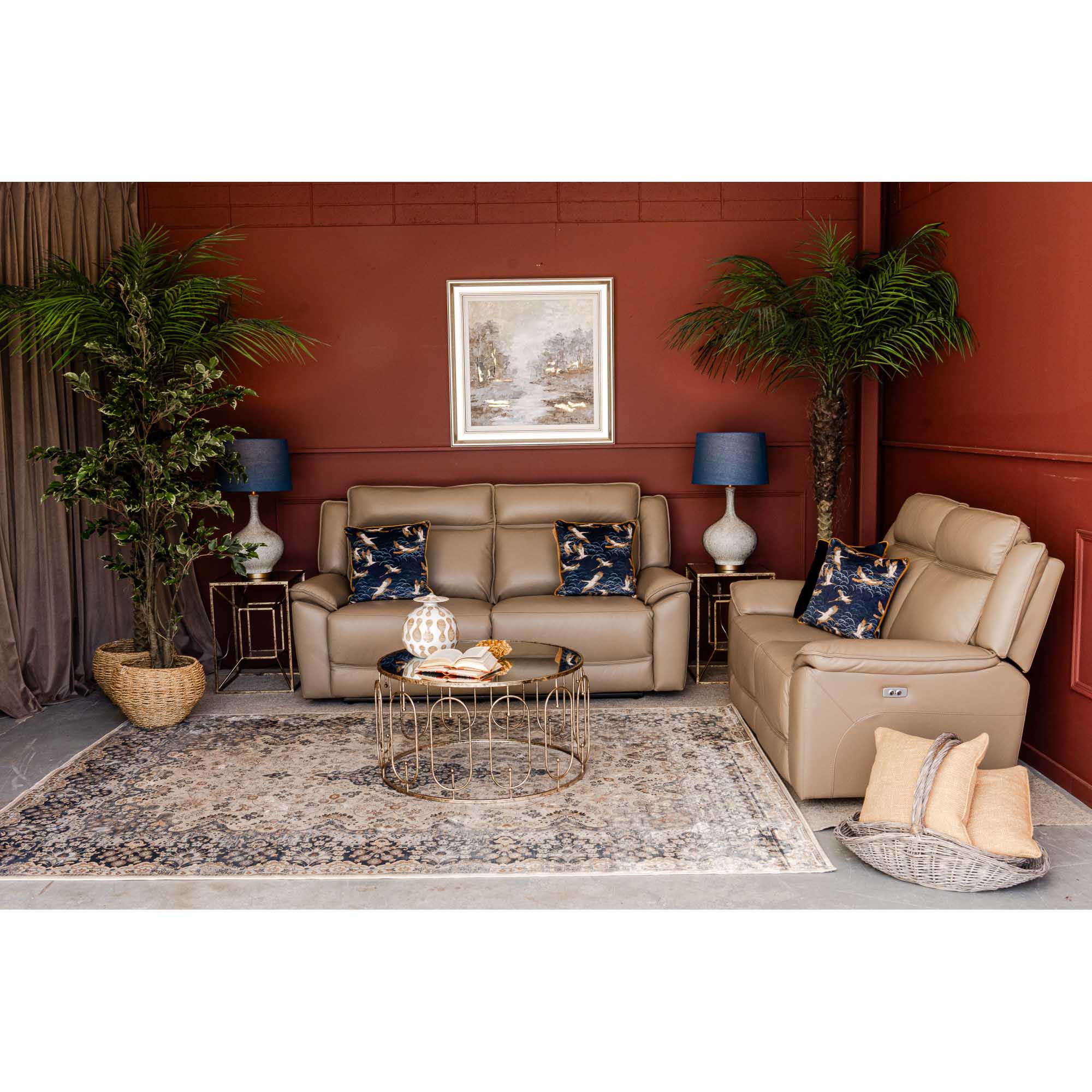 Storm 3 Seater and 2 Seater Power Recliner Sofa Set