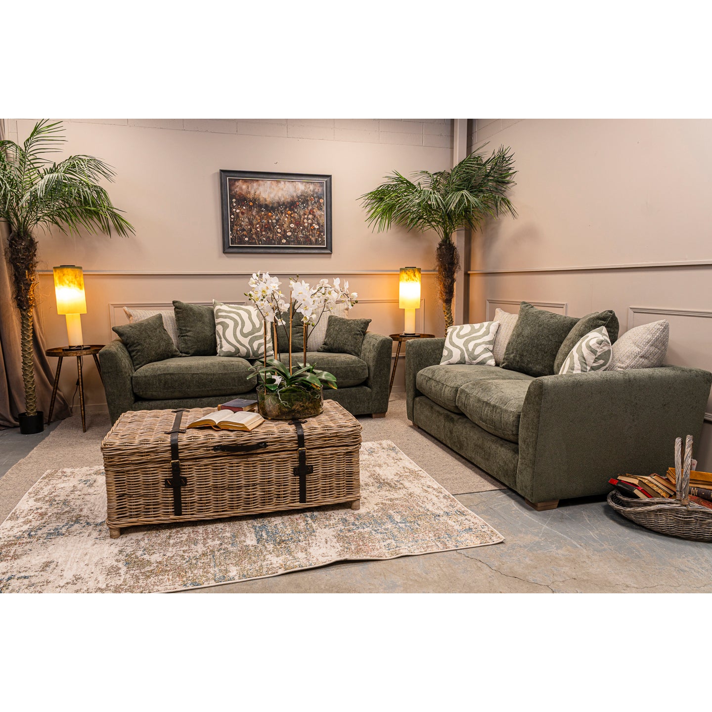 Toulouse Pillow Back 3 Seater Sofa