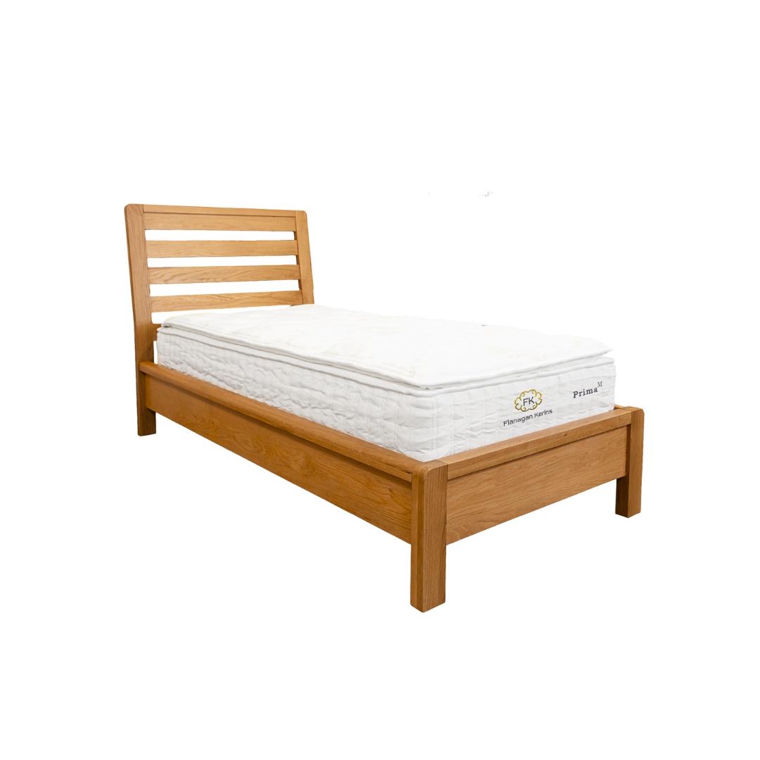 Victoria 3ft Single Oak Bed Frame Low End