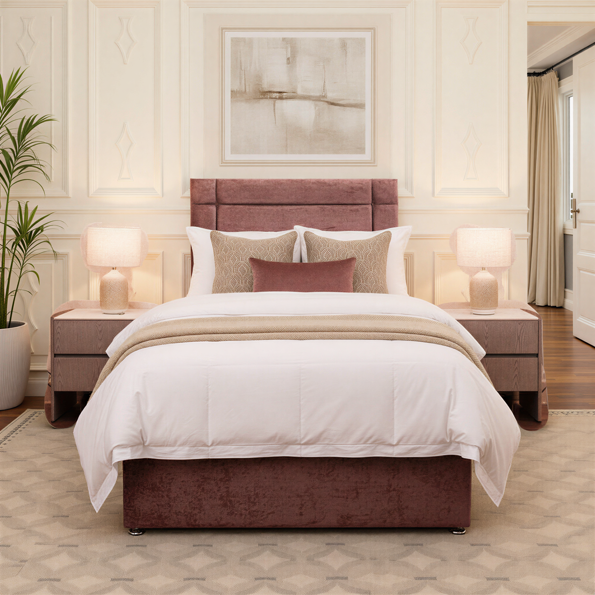 Motion-Sleep Wallhugger Adjustable Bed – Mattress & Base