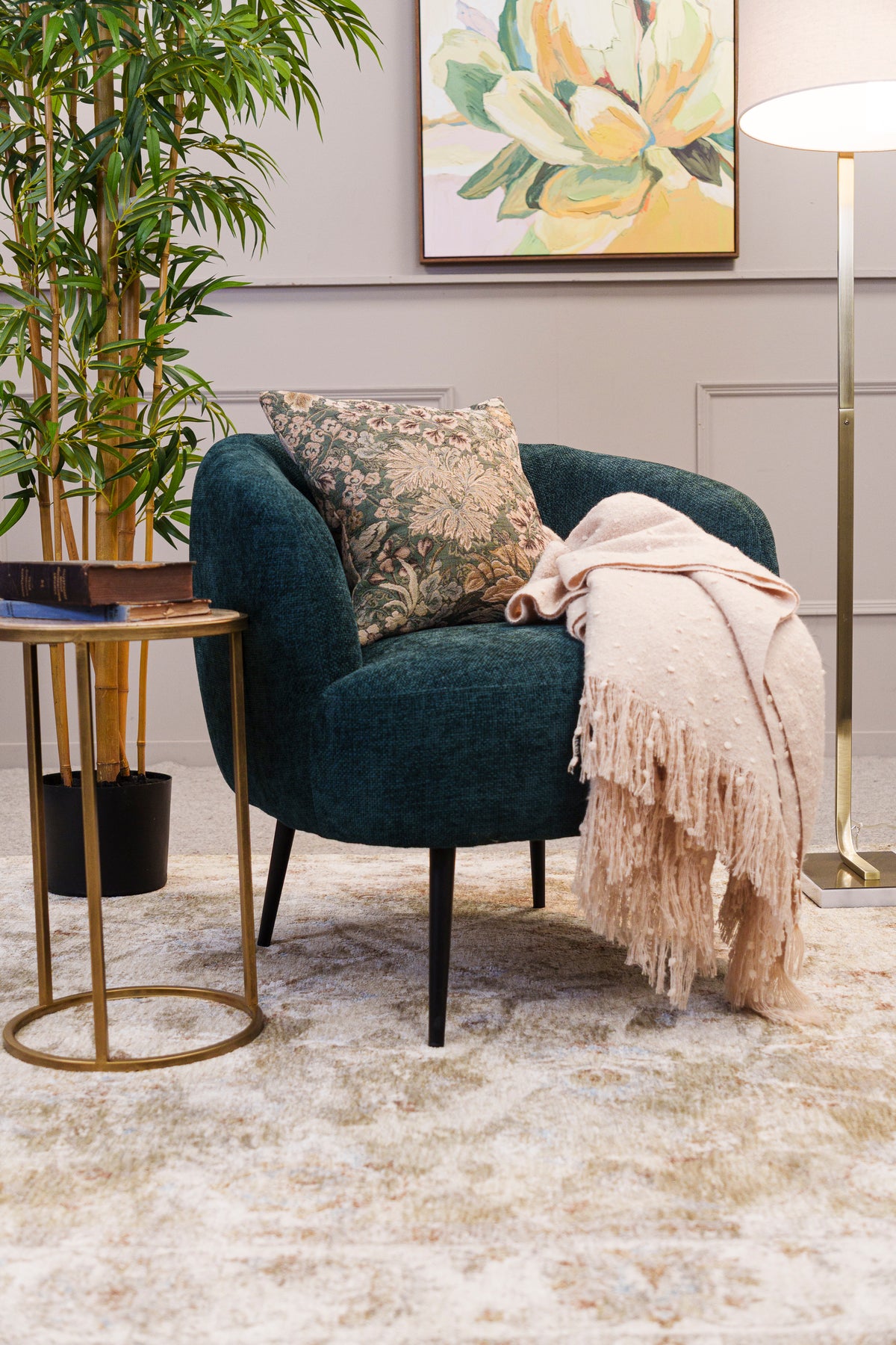 Como Peacock Accent Chair