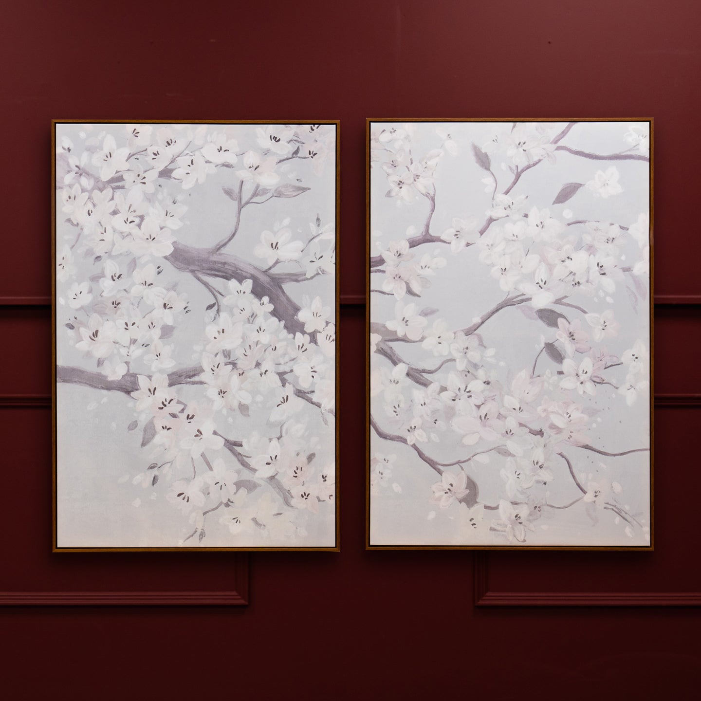 Set of 2 Cherry Blossom Picture Set