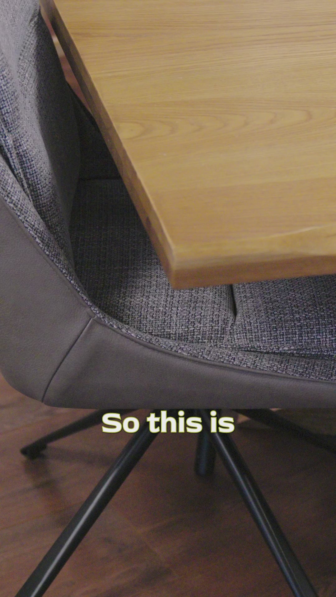 Daly Grey Dining Chair Video