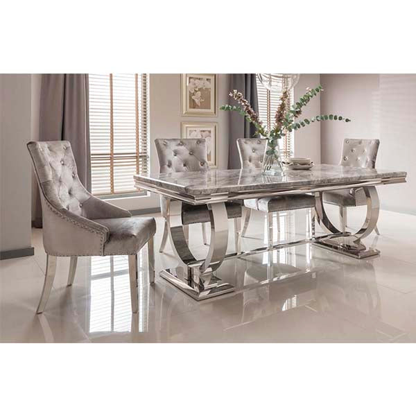 Arianna Dining Table Grey 1800