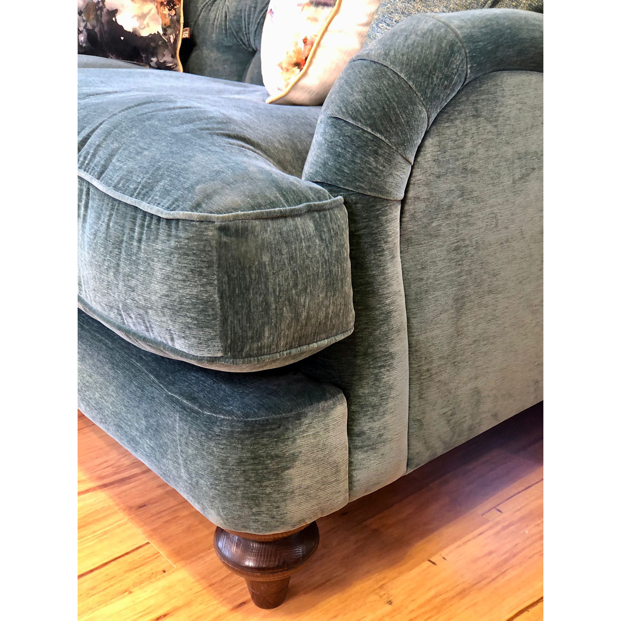 Belleue Medium Sofa Close up inspired by the Bronte Fabric from Westbridge