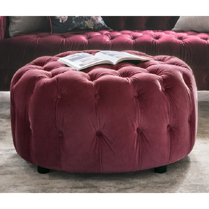 Darby Round Footstool