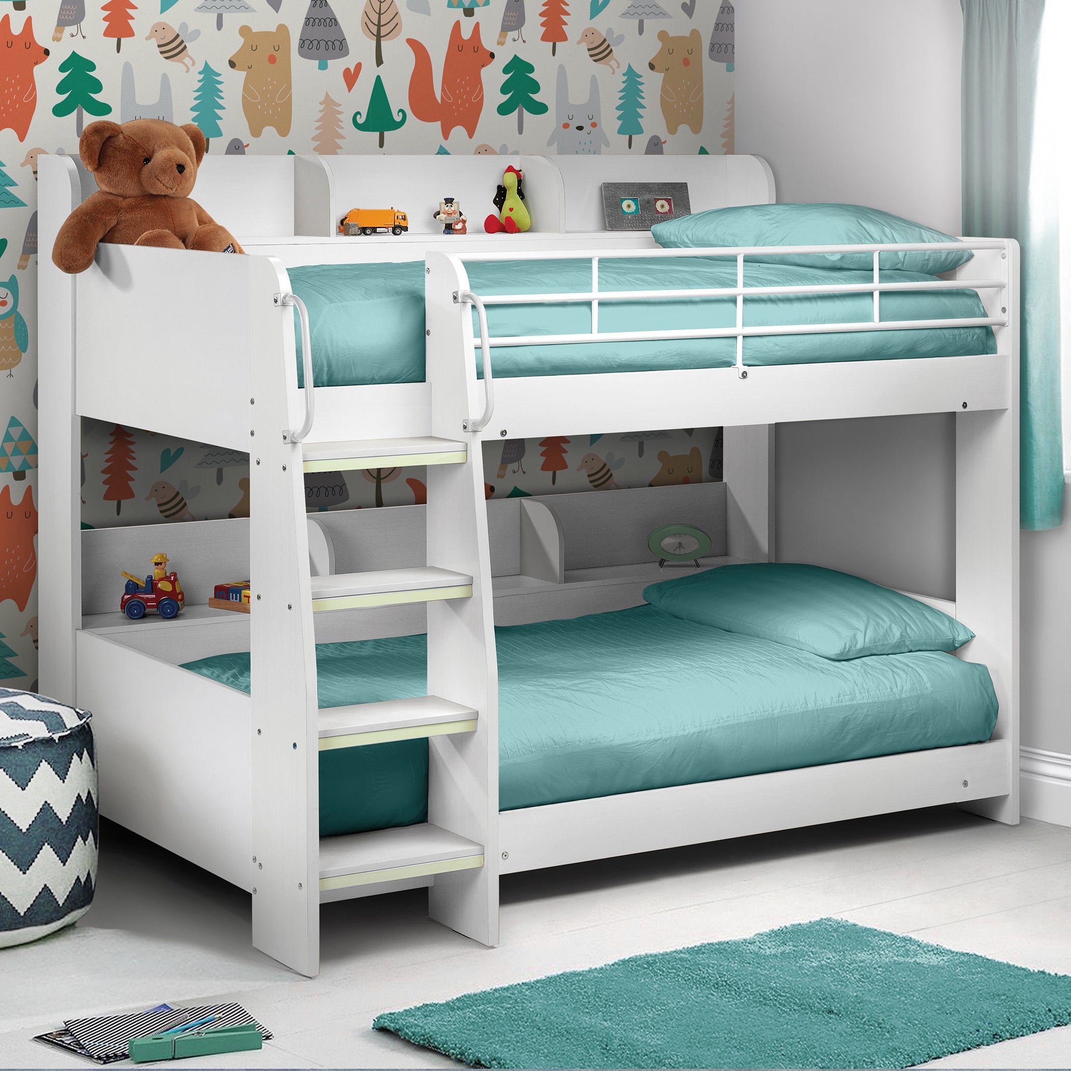 Domino White Bunk Bed