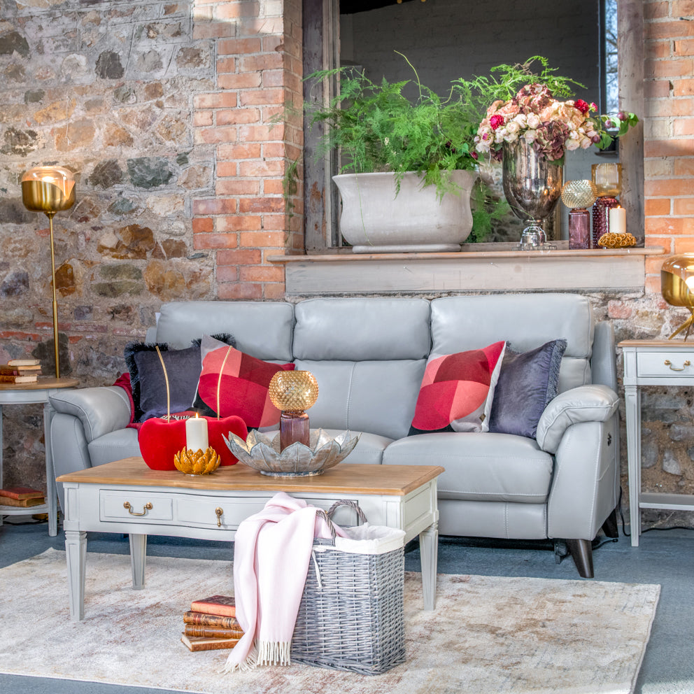 Raphael Power Recliner 3 Seater Leather Sofa