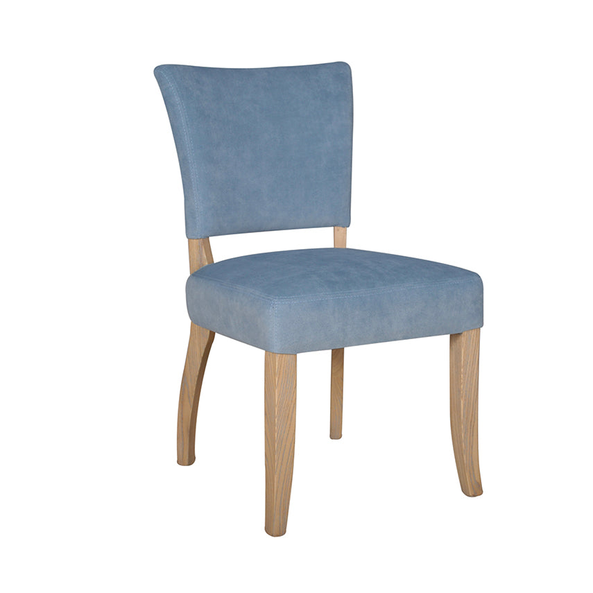 Drake Velvet Dining Chair Blue