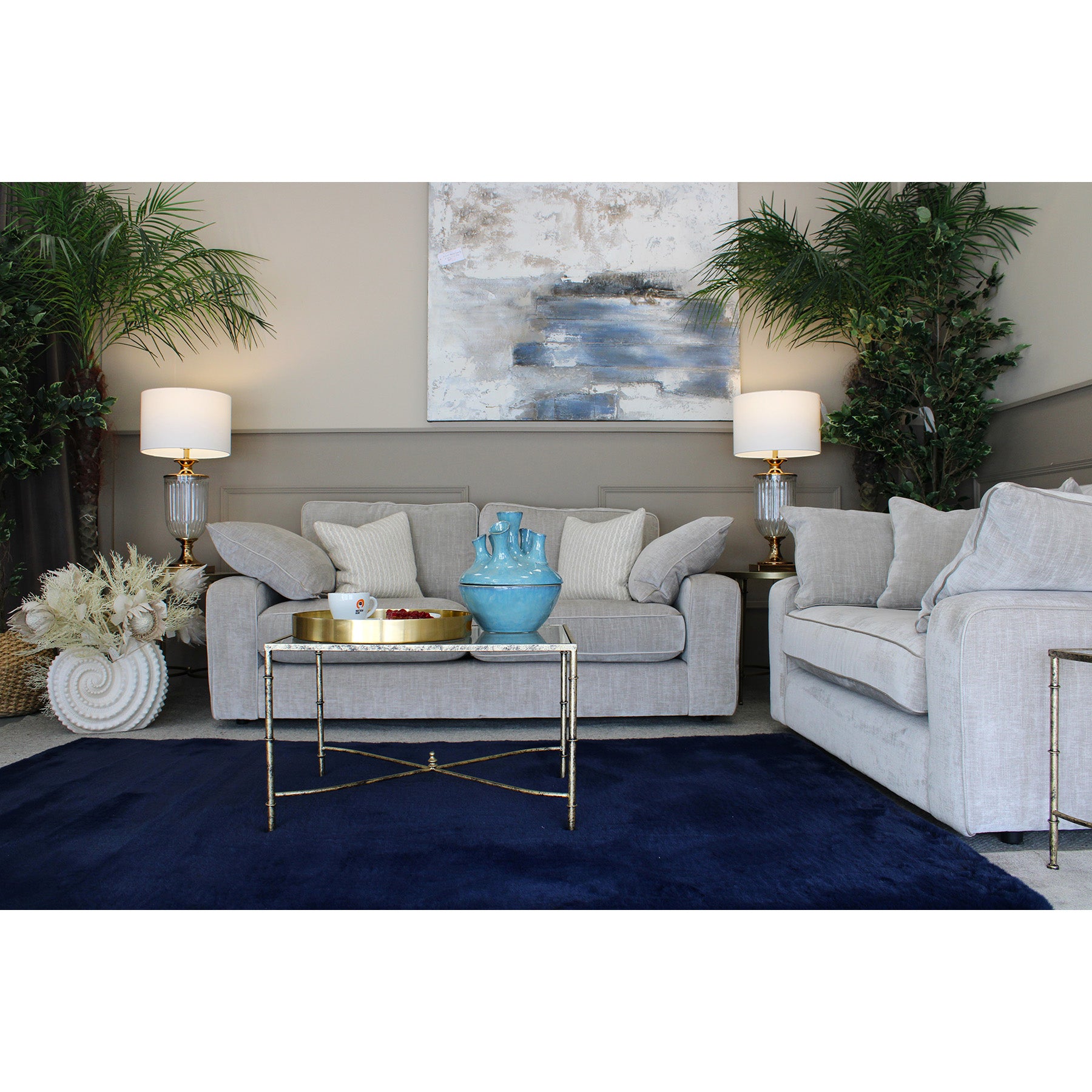 Marilyn Small Sofa with Standard Back - Zelda Smoke