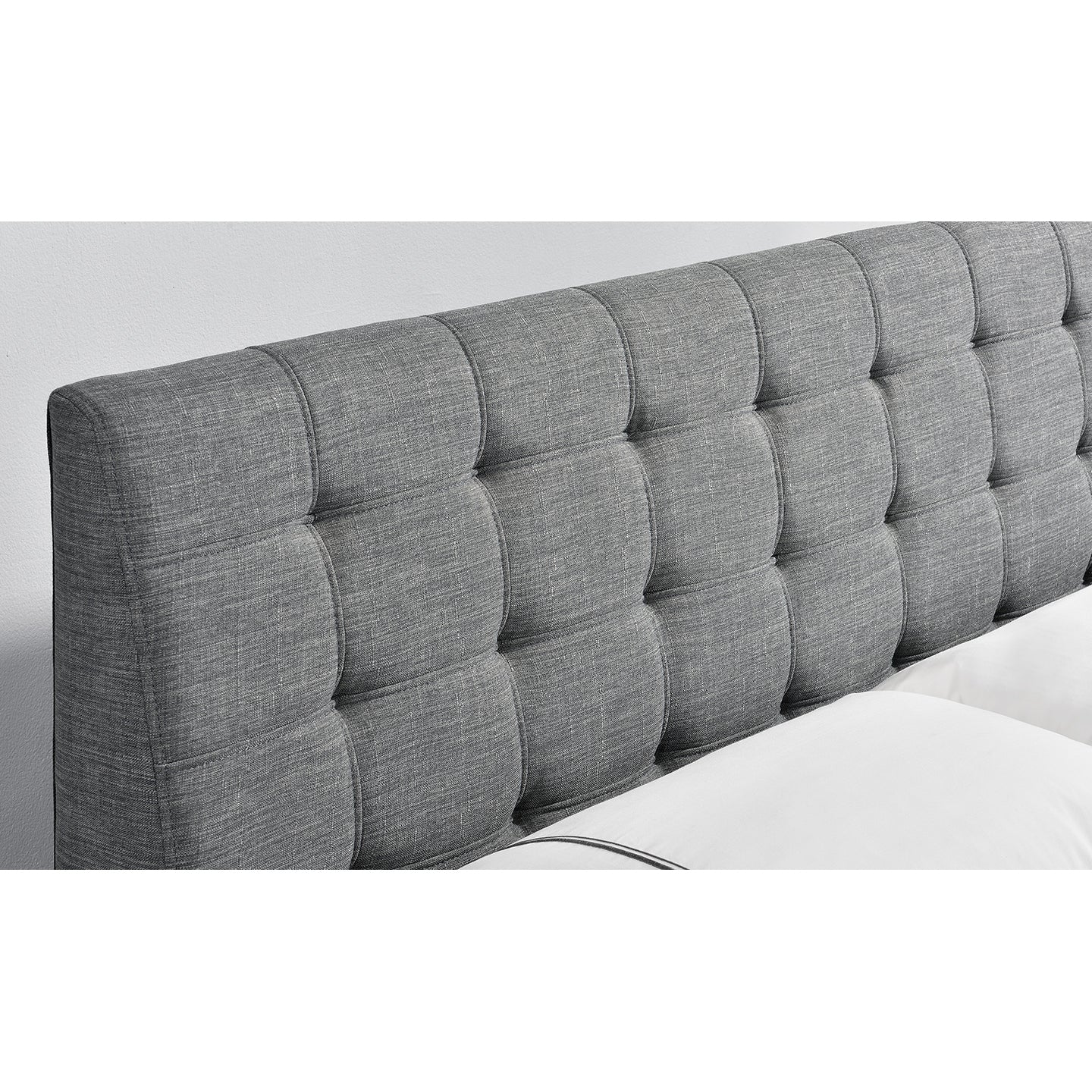 Lyla Fabric Bed 4ft6 Charcoal