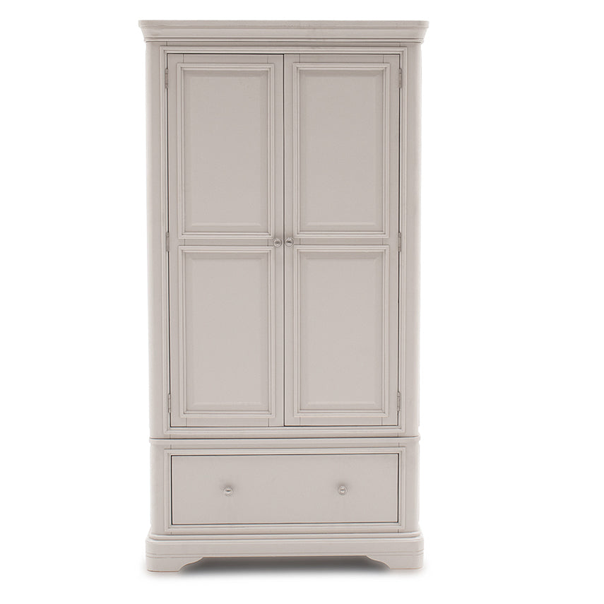 Mabel Taupe Wardrobe 2 Door/1 Drawer