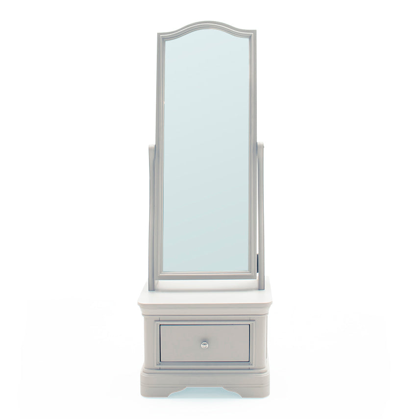 Mabel Taupe Cheval Mirror