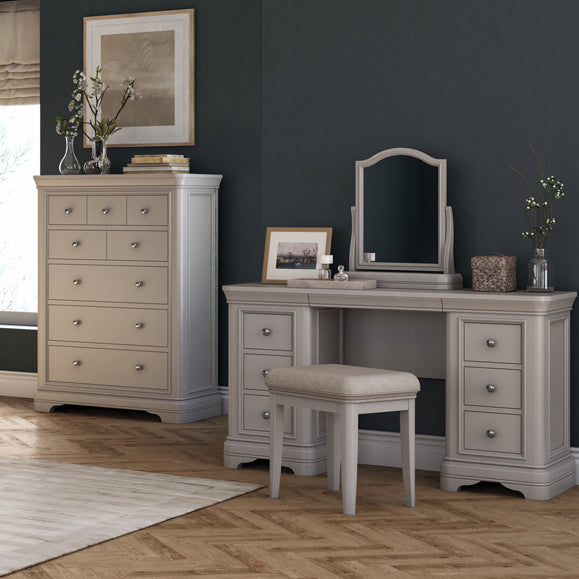 Mabel Dressing Stool Taupe