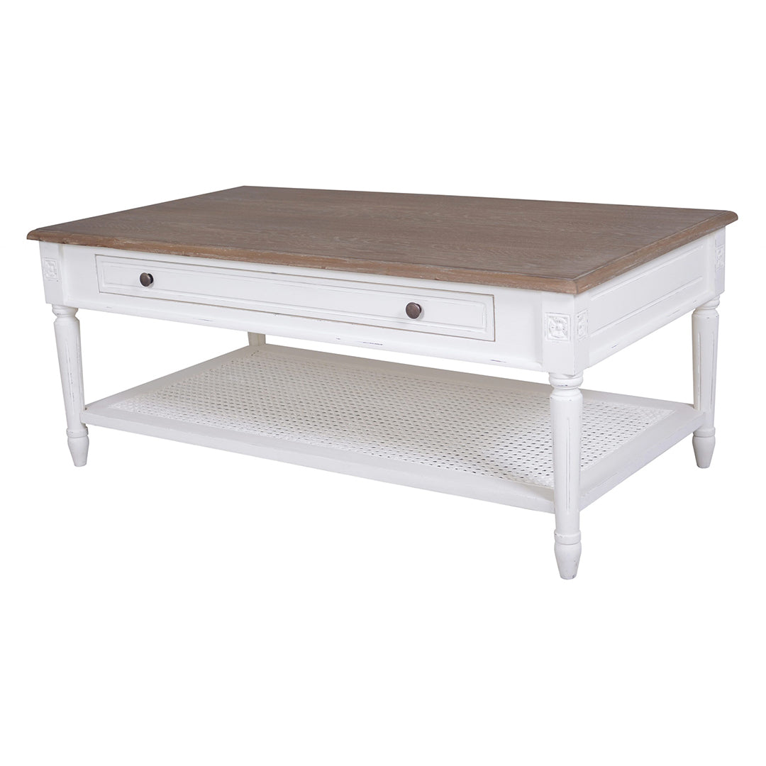 Marlena 1 Drawer Coffee Table with Shelf