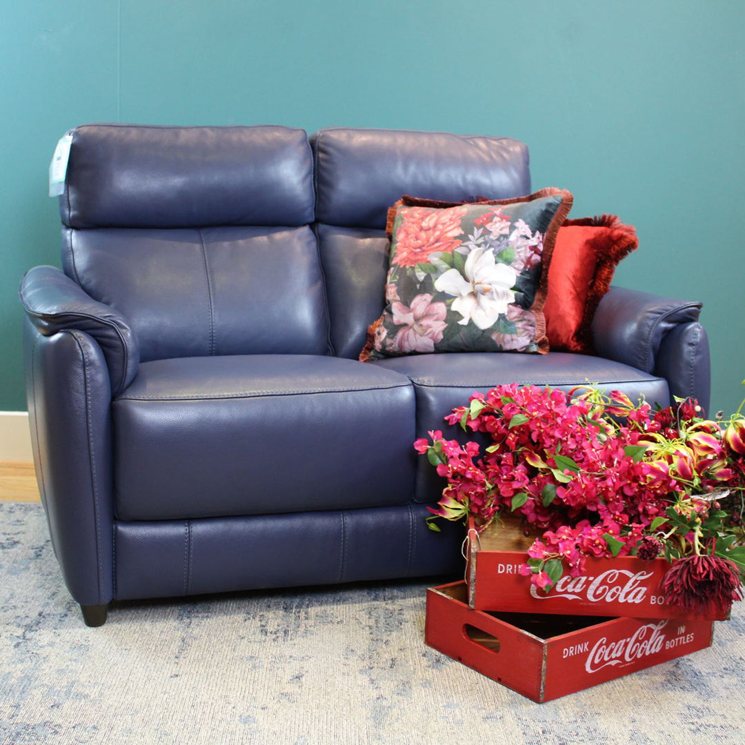 Michelangelo Leather 2 Seater Powered Recliner Sofa