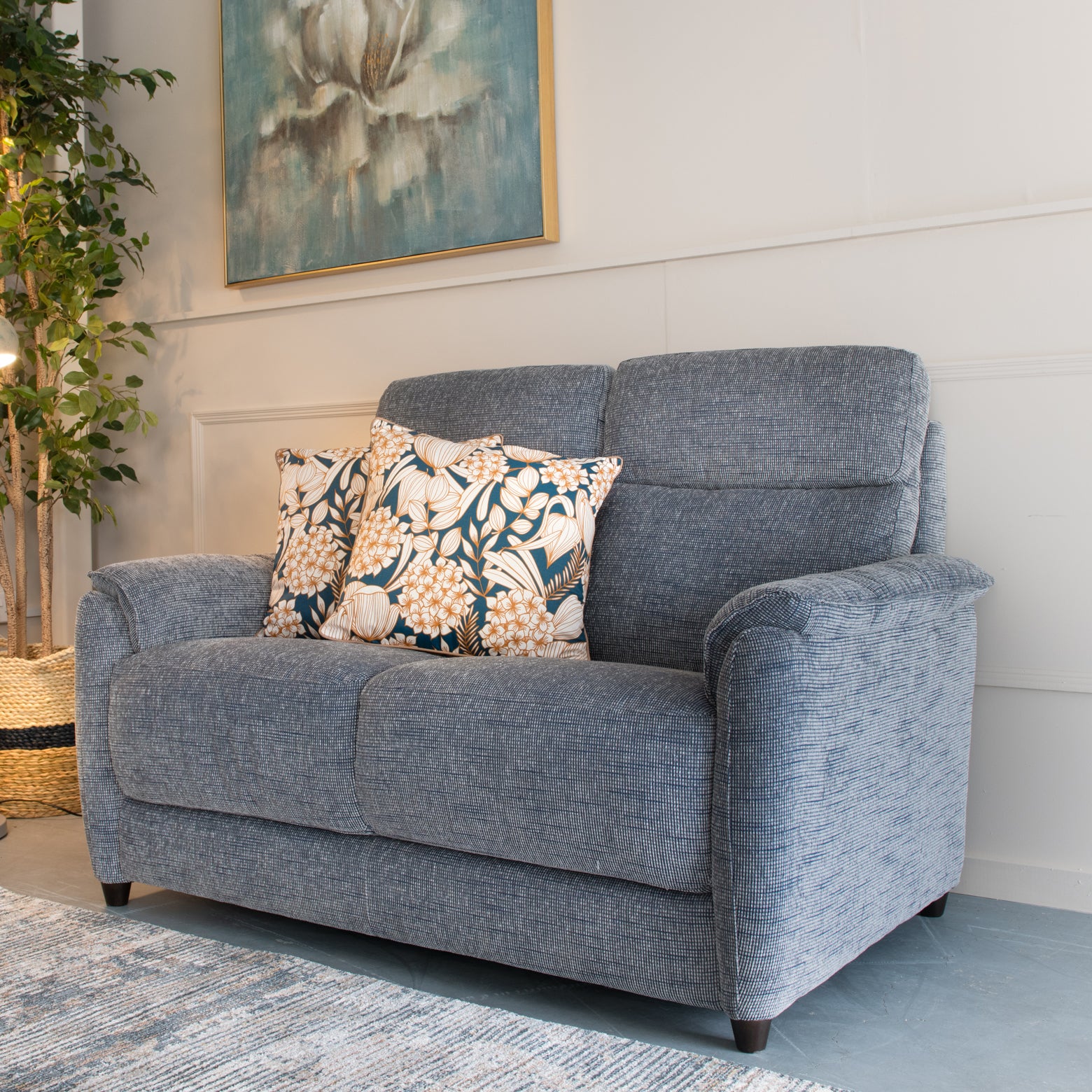 Michelangelo Fixed 2 Seater Fabric Sofa
