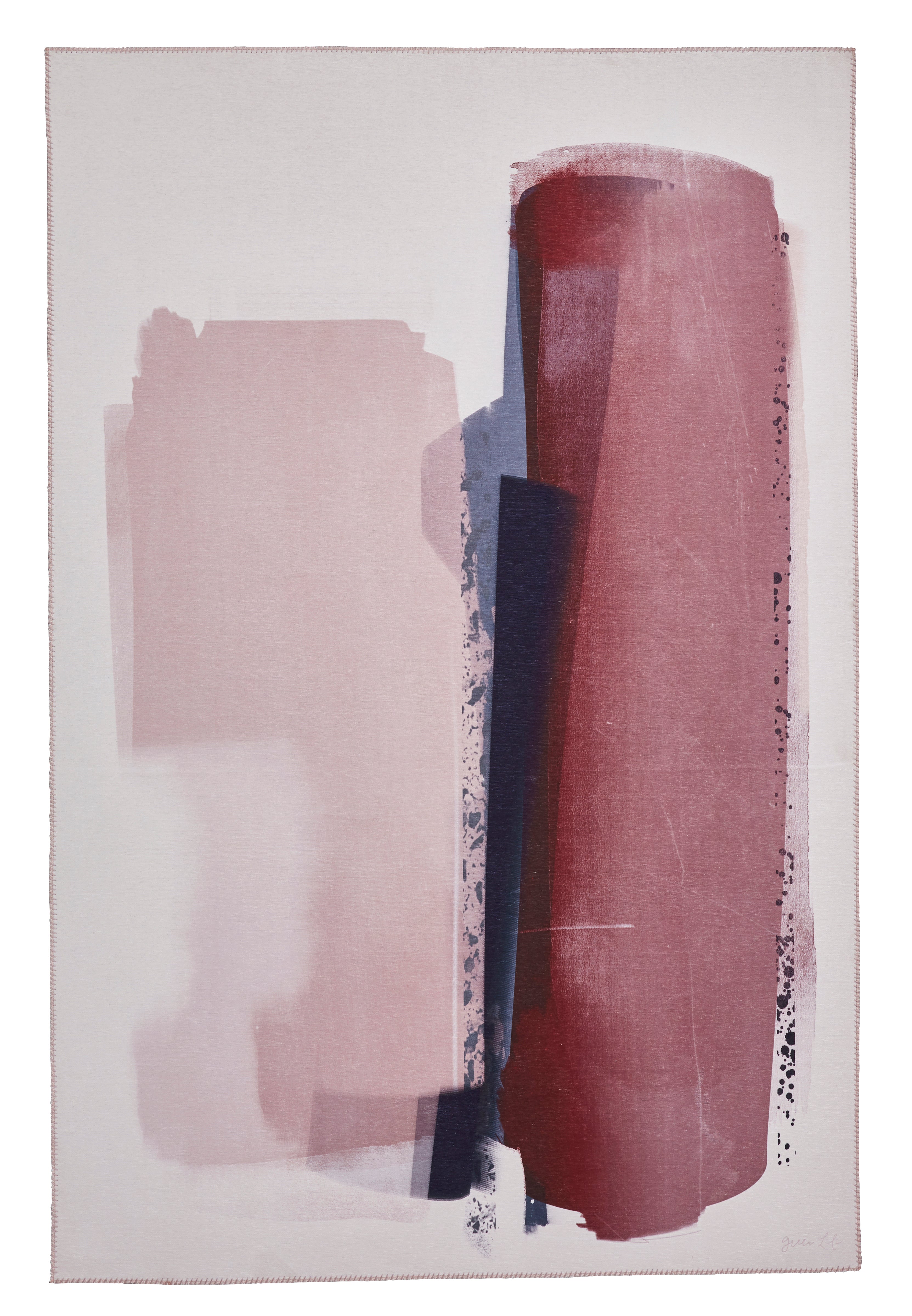 Michelle Collins Rose and Crimson Rug