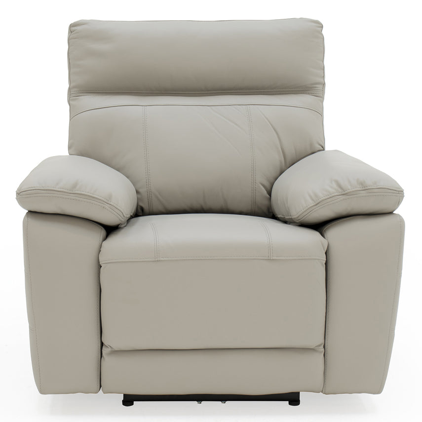Positano Manual Recliner Chair - Light Grey