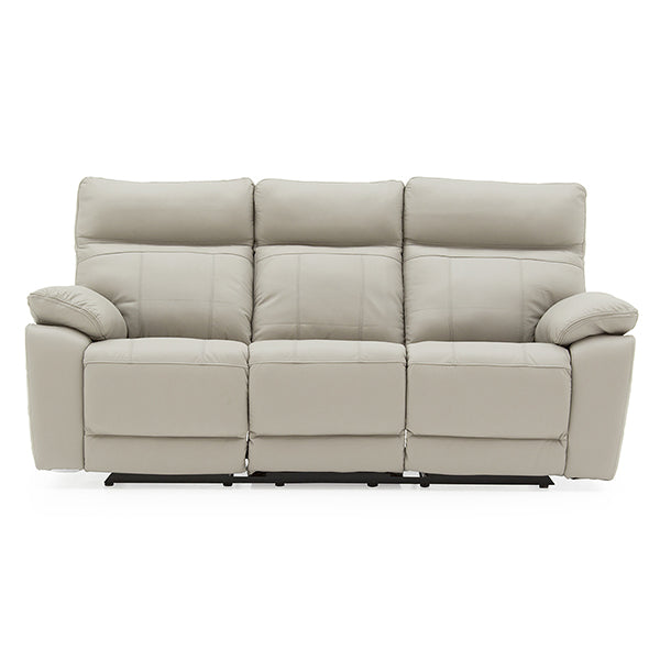 Positano 3 Seater Electric Recliner Sofa - Light Grey