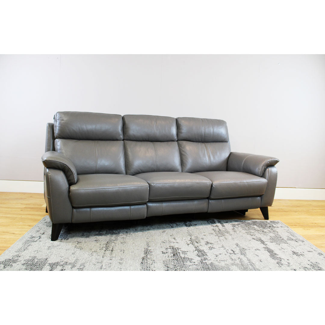 Raphael Power Recliner 3 Seater Leather Sofa