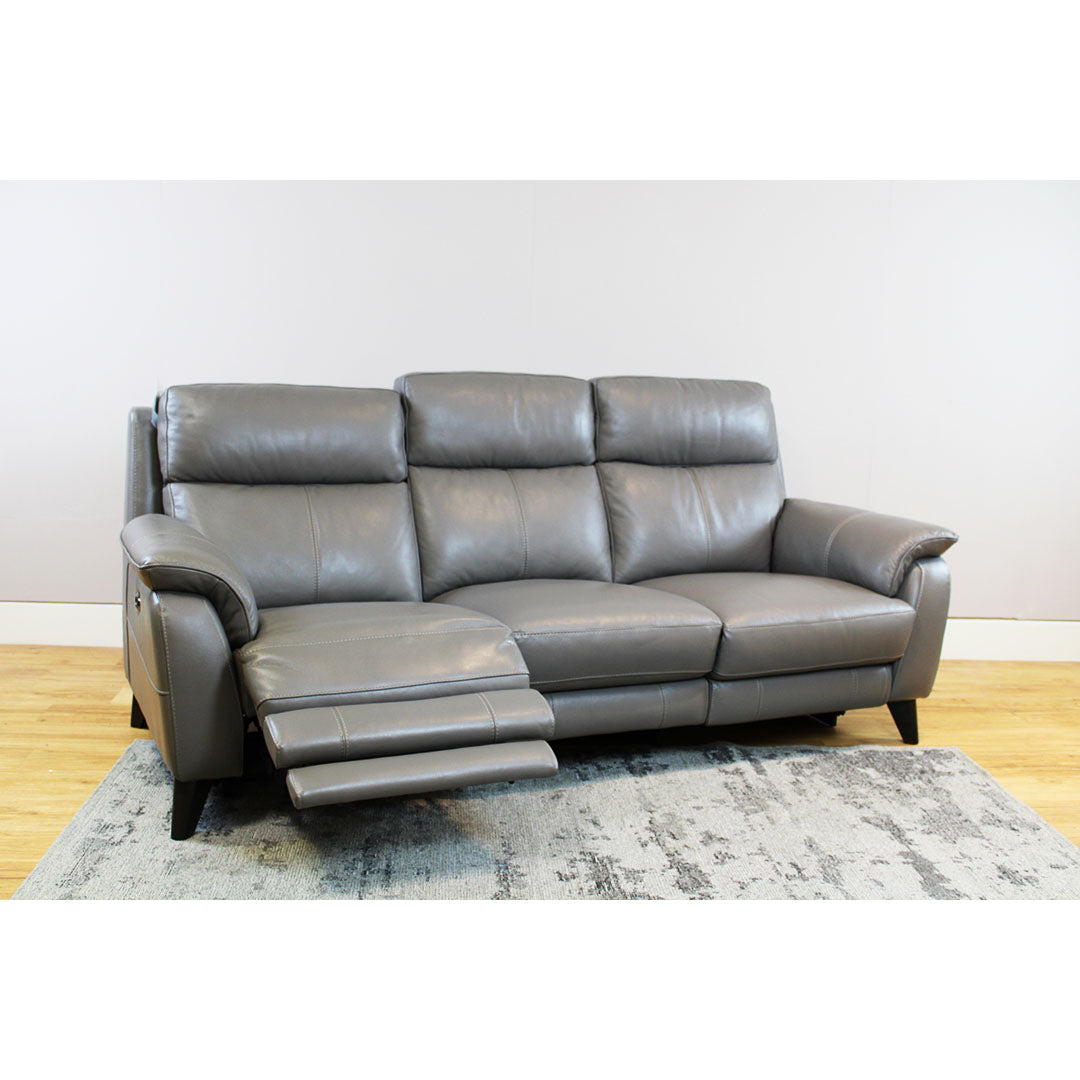 Raphael Power Recliner 3 Seater Leather Sofa