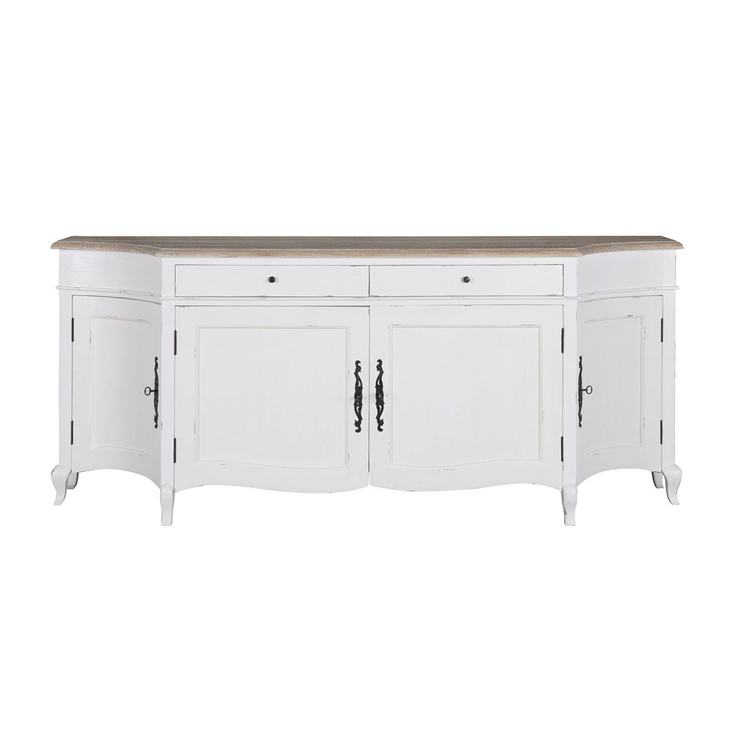 Sara 4 Door Sideboard – Oak Antique