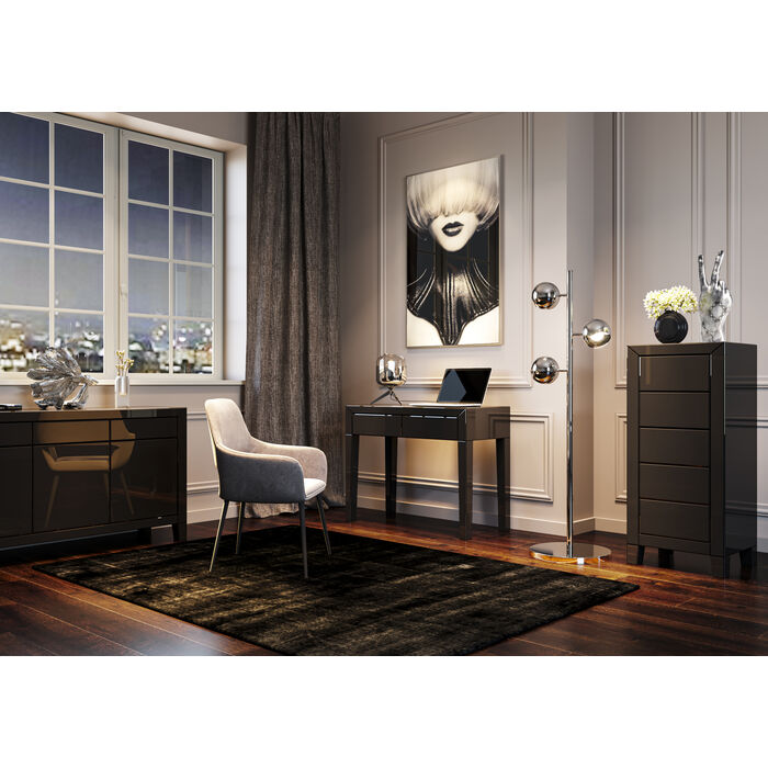 Table Lamp Chrome Goblet Ball