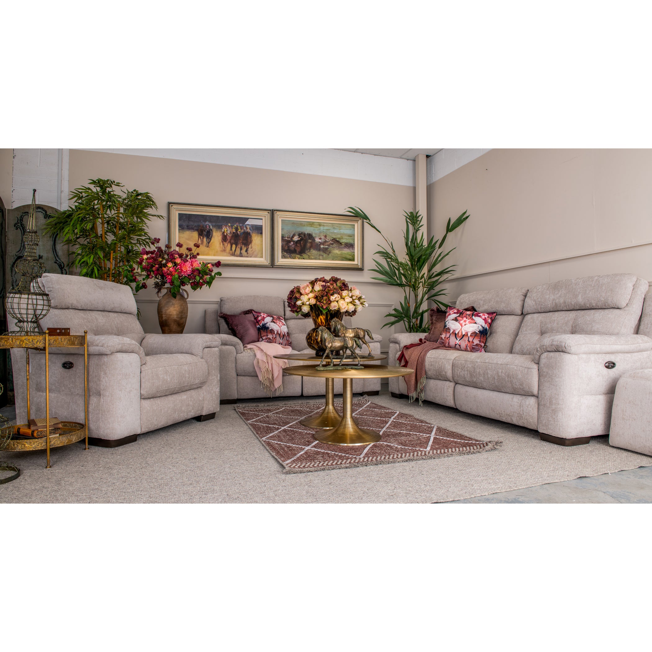 Titian Fabric 2.5 Seater Power Recliner Sofa