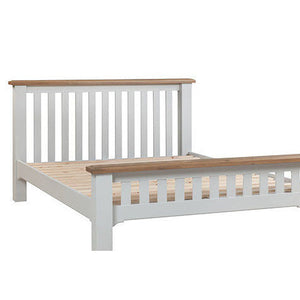 Eve King size oak and grey bed frame inspired by eden