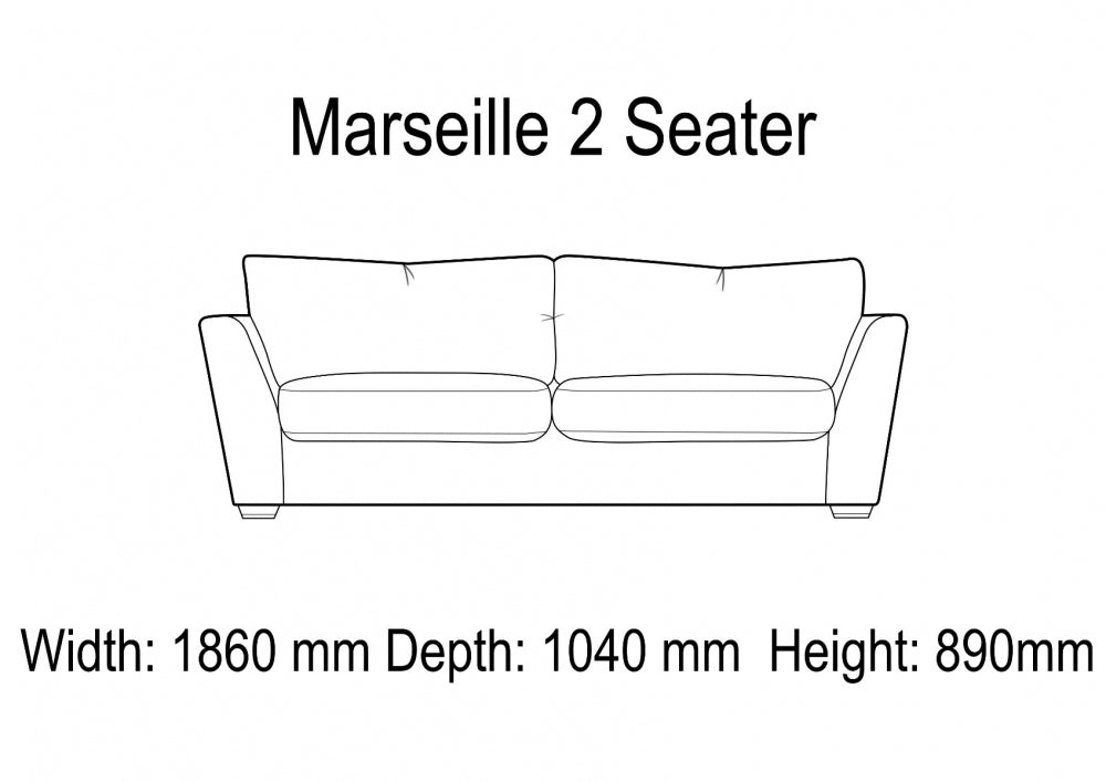 Marseille 2 Seater Sofa
