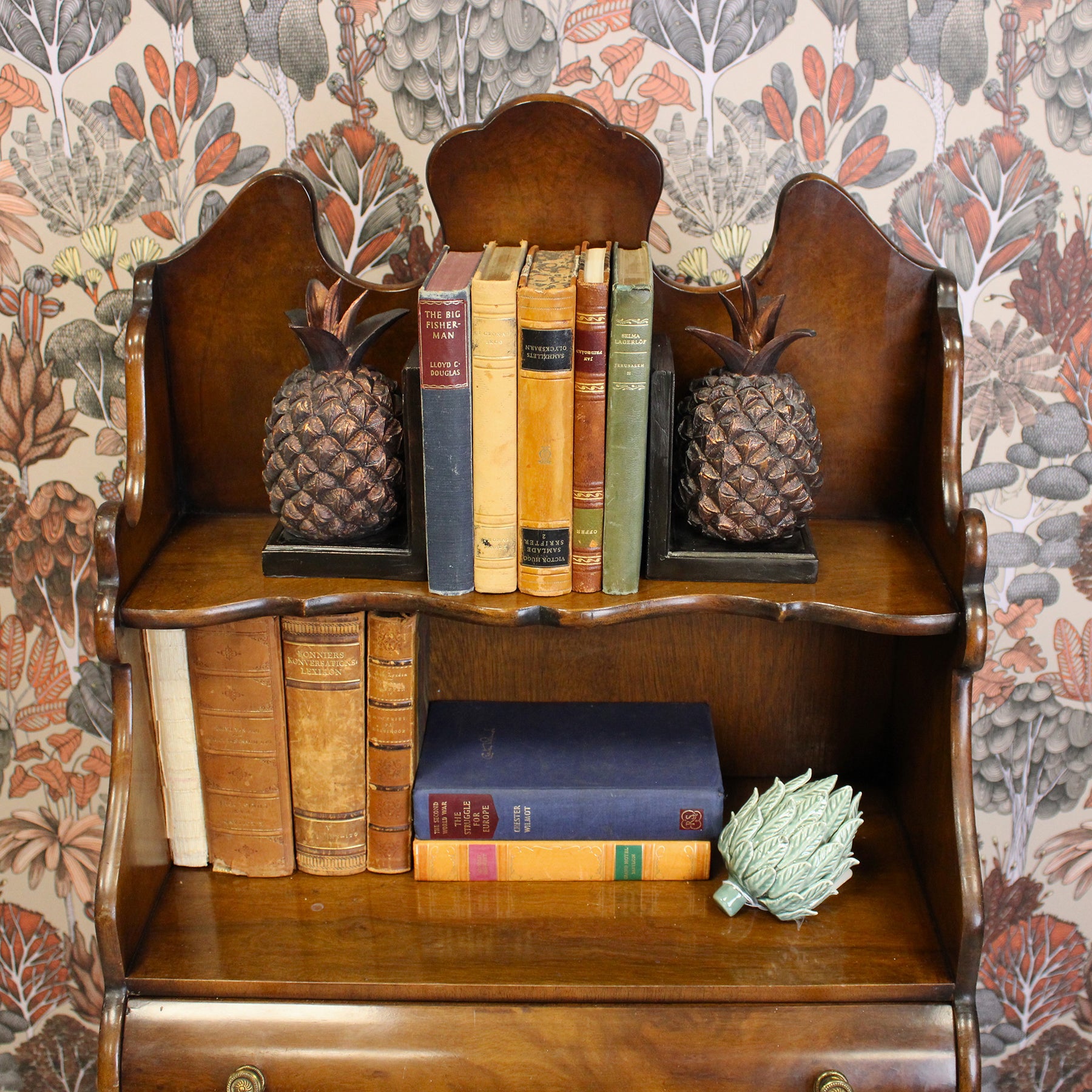 Burr Walnut Mini Cabinet