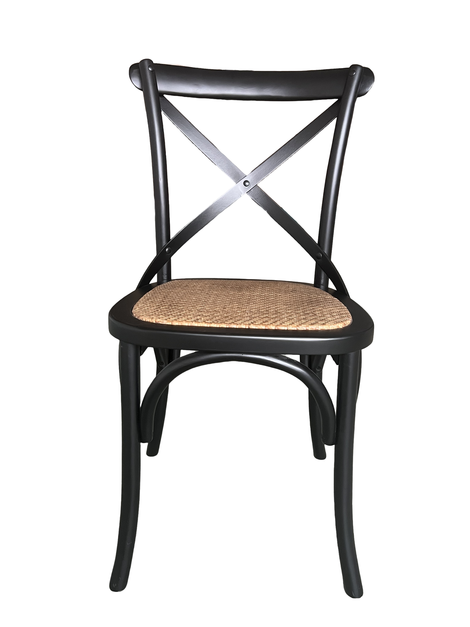 Malta X-Back Chair - Black