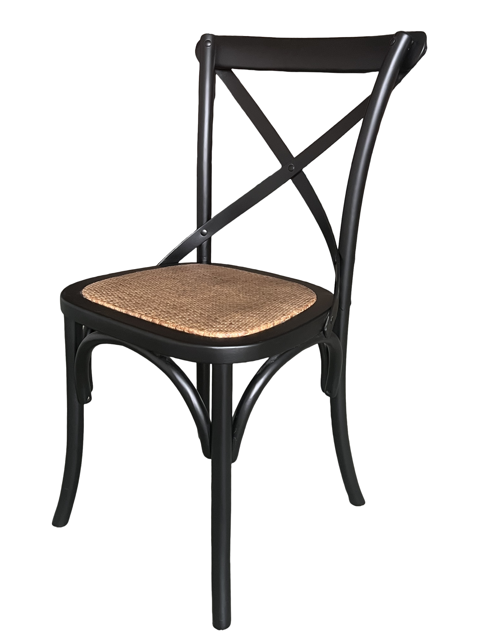 Malta X-Back Chair - Black