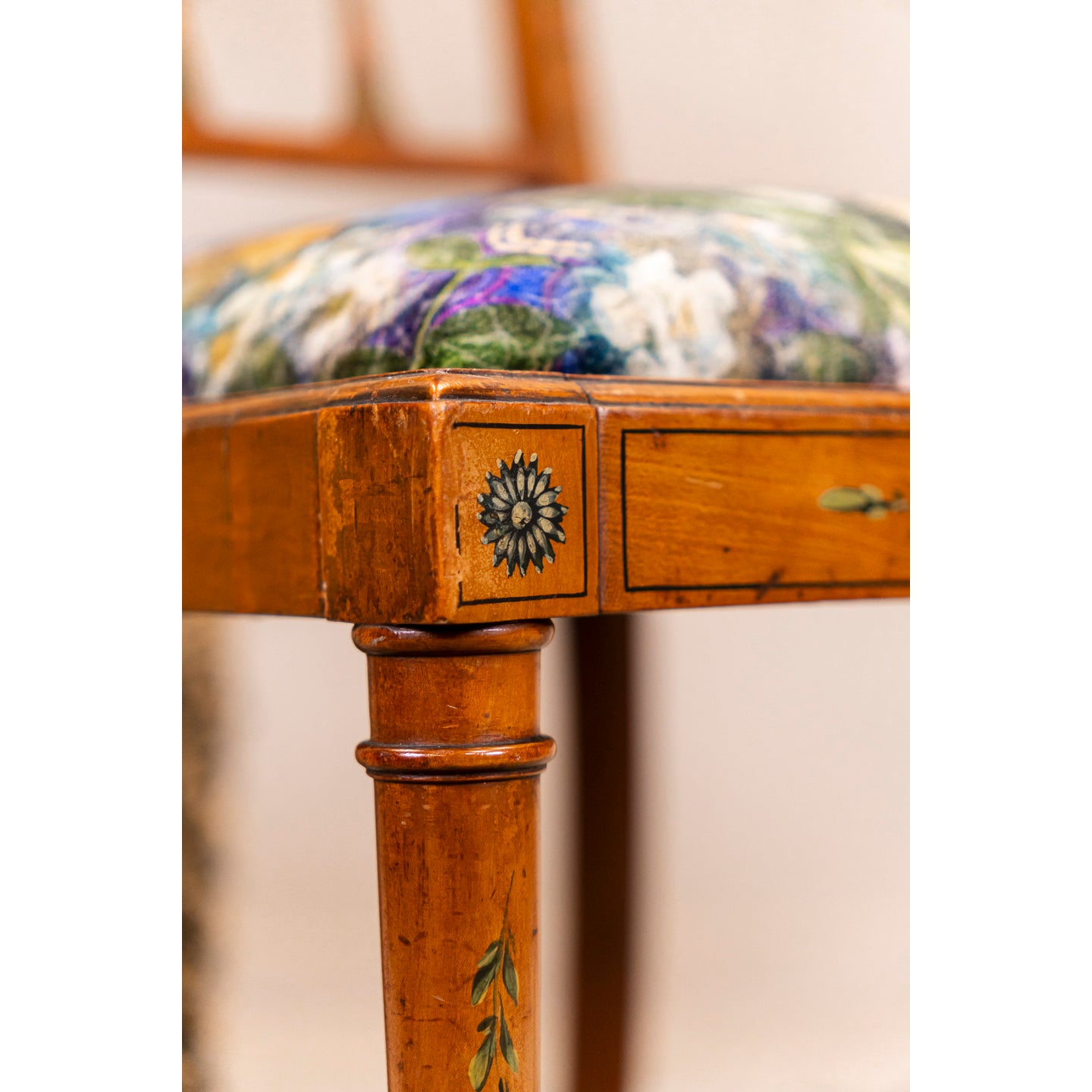 Edwardian Satinwood Side Chair