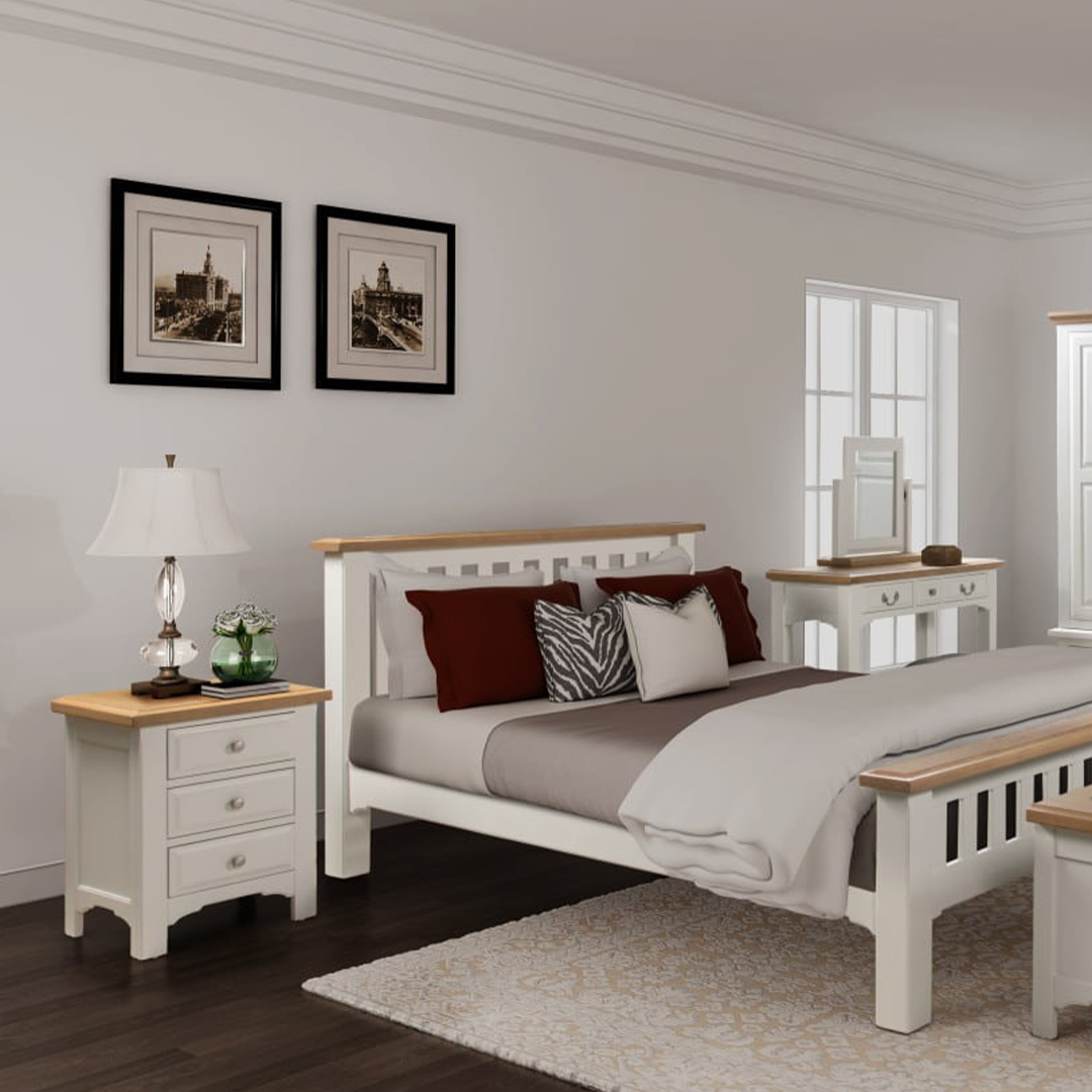 Eve 3ft Single Oak/Grey Bed Frame