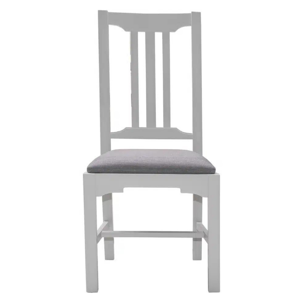 Eve Padded Dining Chair - Light Grey & Oak | Stylish & Functional ...